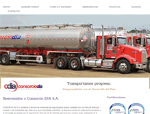 Tablet Screenshot of consorciodia.com